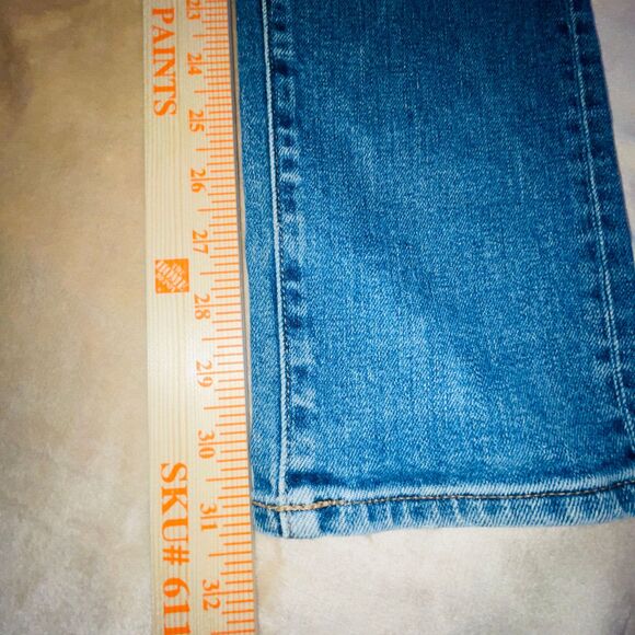 Uniqlo Jeans Mens 29x32 Fits 30x31 Redline Selvedge Whiskering Faded  Blue Denim - Picture 11 of 16